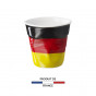 Gobelet froissé expresso drapeau Allemagne 8cl