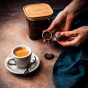 Set capsule réutilisable en inox compatible Nespresso® avec tasseur